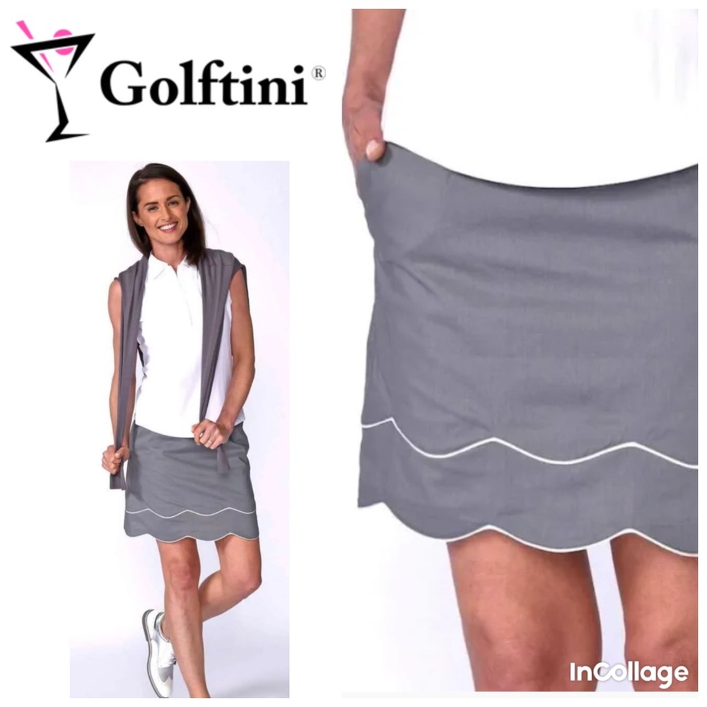 Golftini “Truth or Dare” Women's Gray Skort